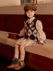 Mori no Kuma Vest, Blouse & Skirt-Sets-ntbhshop