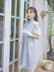 Alice in Wonderland Chongsam Dress-Sets-ntbhshop