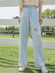 Winnie the Pooh Distressed Jeans-Pants-ntbhshop