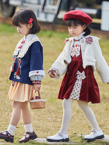 Snow White Fluffy Jacket-Sets-ntbhshop