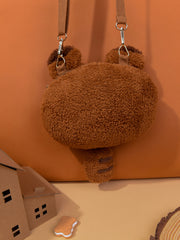 Brown Bear Fleece Bag-Bag-ntbhshop