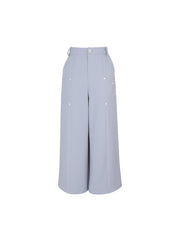 Spring’s Breath Knit Vest, Chiffon Blouse & Pants-Outfit Sets-ntbhshop