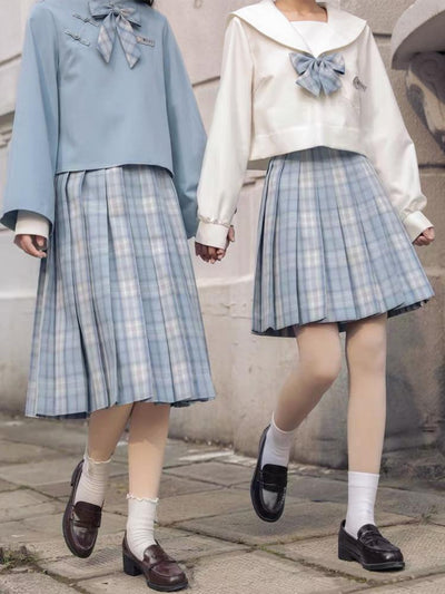 April Tian Jk Uniform Skirts-Sets-ntbhshop