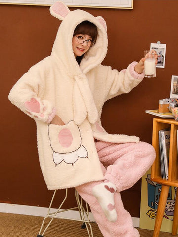 Big Claws Fleece Pajamas-Pajamas-ntbhshop