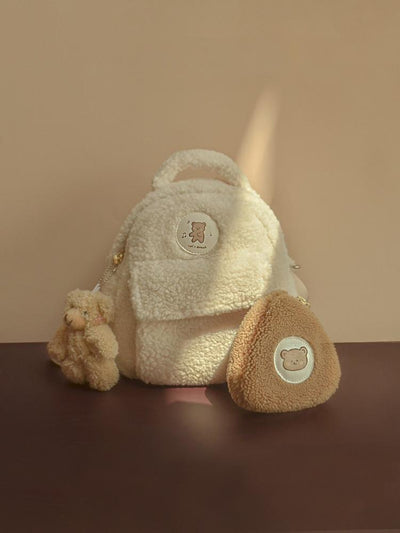 Brown Bear Mini Backpack & Purse-Bag-ntbhshop