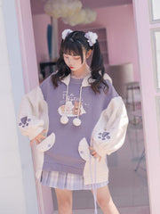 Bunny and Bear 2-Way Sweatshirt-Sets-ntbhshop