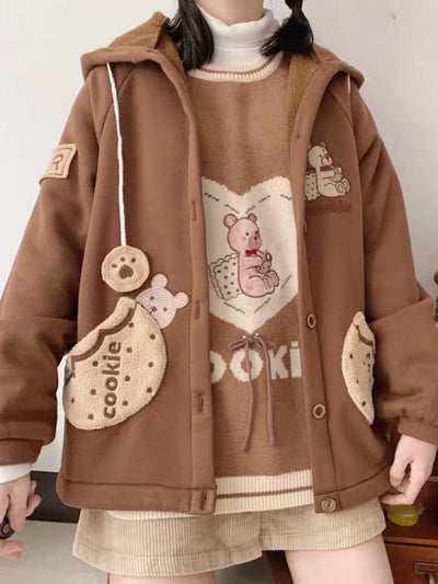 Cookie Bear Jacket-Outerwear-ntbhshop
