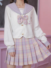 Daisy Duck Jk Uniform Skirts-Sets-ntbhshop