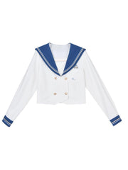 Donald And Daisy Jk Uniform Sailor Blouses-Sets-ntbhshop