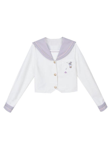 Donald And Daisy Jk Uniform Sailor Blouses-Sets-ntbhshop