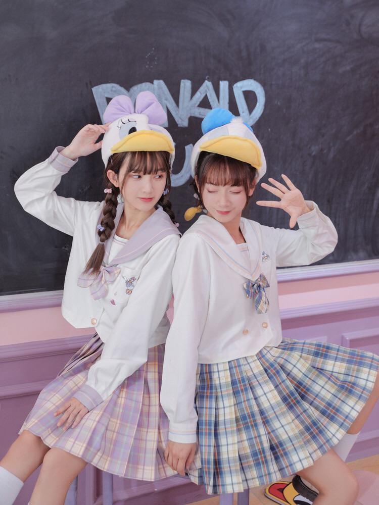 Donald And Daisy JK Uniform Sailor Blouses-ntbhshop