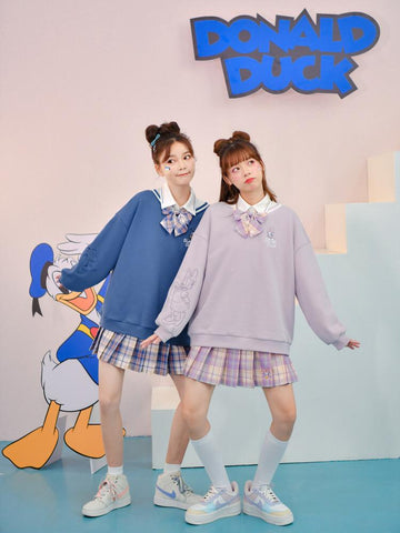 Donald Duck Jk Uniform Skirts-Sets-ntbhshop