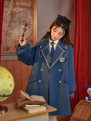 Donald Duck Jk Uniform Wool Coat-Sets-ntbhshop