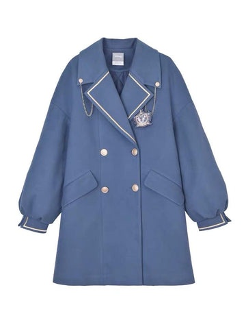 Donald Duck Jk Uniform Wool Coat-Sets-ntbhshop