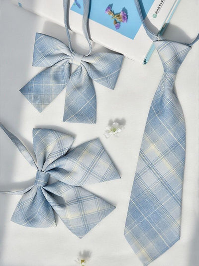 Glass Heart Jk Uniform Bow Ties & Tie-Sets-ntbhshop