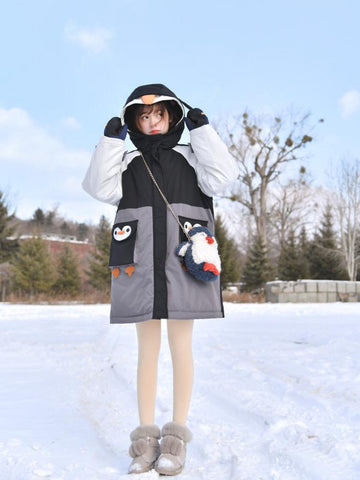 Homie Penguin Down Coat-Coat-ntbhshop