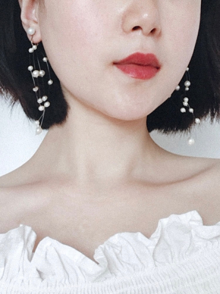 Vintage Pearl Earrings-ntbhshop
