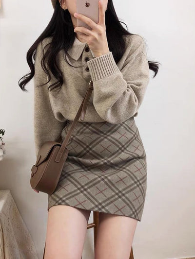 Nao Sweater & Skirt-Sets-ntbhshop
