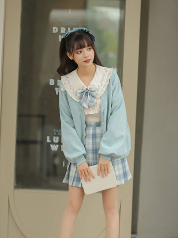 Liuli Jk Uniform Skirts-Skirts-ntbhshop