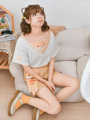 Mellow Cat Tee & Shorts-Outfit Sets-ntbhshop
