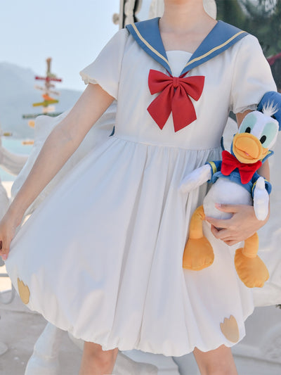 Donald Duck Sailor Dress-Sets-ntbhshop