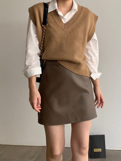 Chloe Sweater, Shirt & Mini Skirt-Sets-ntbhshop