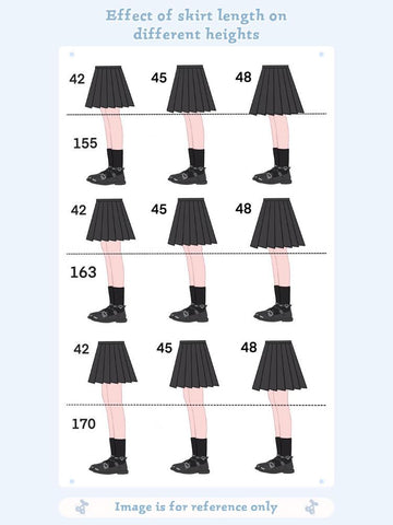 Snow White Jk Uniform Skirts-Sets-ntbhshop