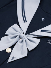 Ootengu Jk Uniform Sailor Blouses & Bow Ties-Shirts & Tops-ntbhshop