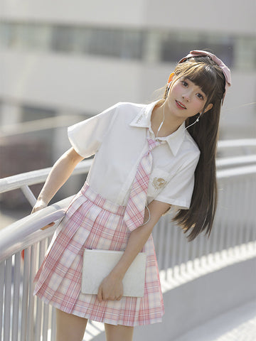 Dream Girl Jk Uniform Skirts-School Uniforms-ntbhshop