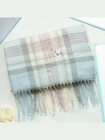 Wonderland Plaid Scarves-Scarf-ntbhshop