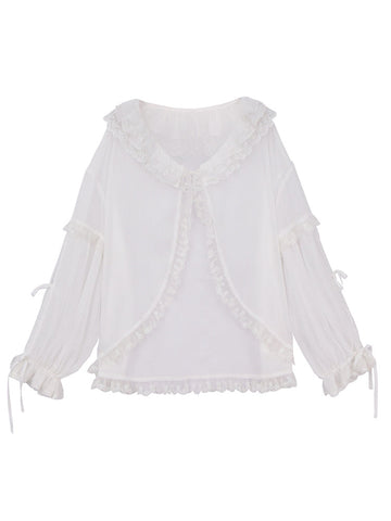 Gentle Maiden Cardigans, Chiffon Outerwear & Dress-Outfit Sets-ntbhshop