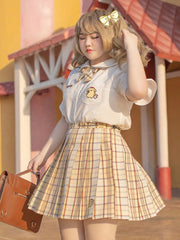 Kuromi My Melody Cinnamoroll Pompompurin Jk Uniform Bow Ties & Shirts-Sets-ntbhshop