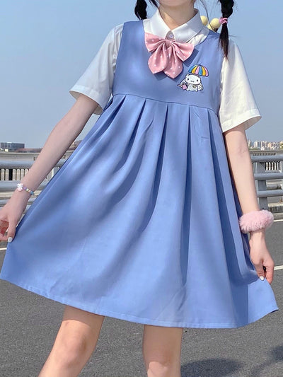 Kuromi My Melody Cinnamoroll Jk Uniform Pleated Dresses-Sets-ntbhshop
