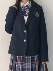 Jk Dk Uniform Navy Blazers-Outerwear-ntbhshop