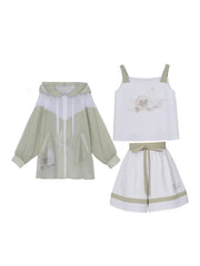 Xiao Xingyun UV Protection Jacket, Camisole & Shorts-Outfit Sets-ntbhshop