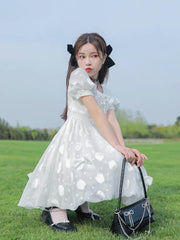 White Rose Babydoll Dress-Sets-ntbhshop
