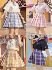Kuromi My Melody Cinnamoroll Pompompurin Jk Uniform Skirts-Sets-ntbhshop