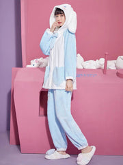 Cinnamoroll Fleece Pajamas-Pajamas-ntbhshop