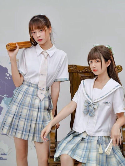 Mandarin Duck Jk Uniform Shirt-Sets-ntbhshop