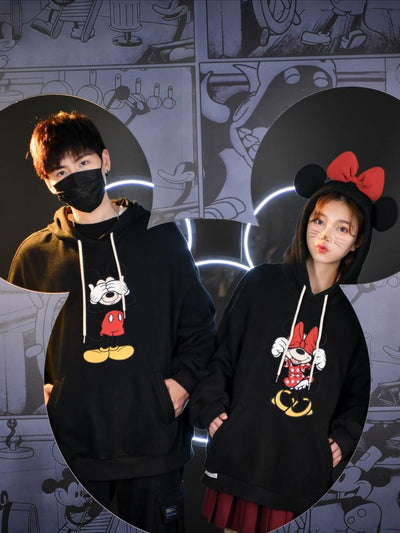 Mickey And Minnie Hoodies-Sets-ntbhshop