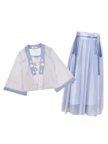 Misty Fairy Jacket, Cami & Midi Skirt-Sets-ntbhshop