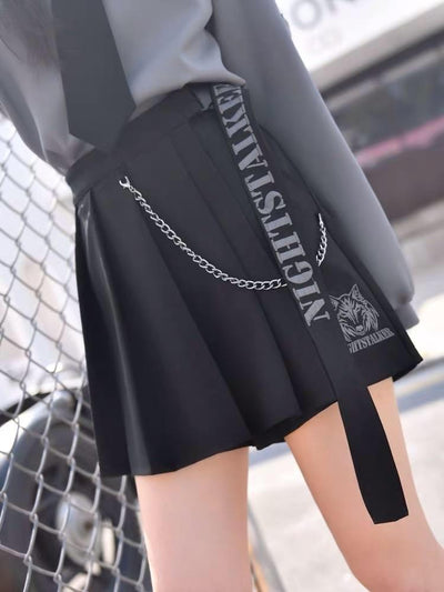 Night Stalker Skirt-Skirt-ntbhshop