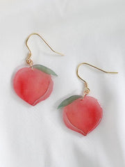 Peach Earrings & Ear Clips-Earrings-ntbhshop