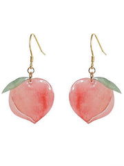 Peach Earrings & Ear Clips-Earrings-ntbhshop