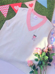 Peach & Strawberry Sweaters-Sets-ntbhshop