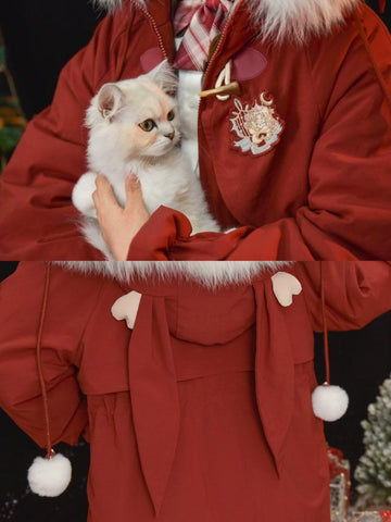 Punny Princess Fur Down Coat-Coat-ntbhshop