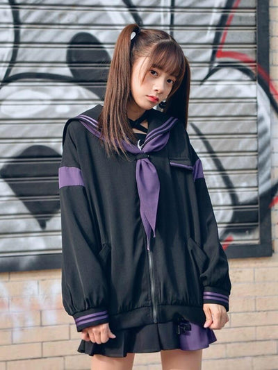 Purple Moon Sailor Jacket-Sets-ntbhshop