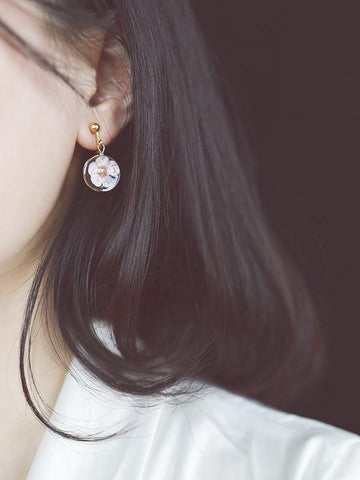 Sakura Memory Earrings & Ear Clips-Earrings-ntbhshop