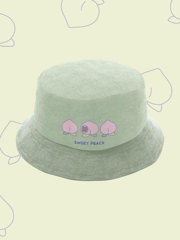 Sweet Peach Bucket Hat-Headwear-ntbhshop