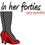In her forties